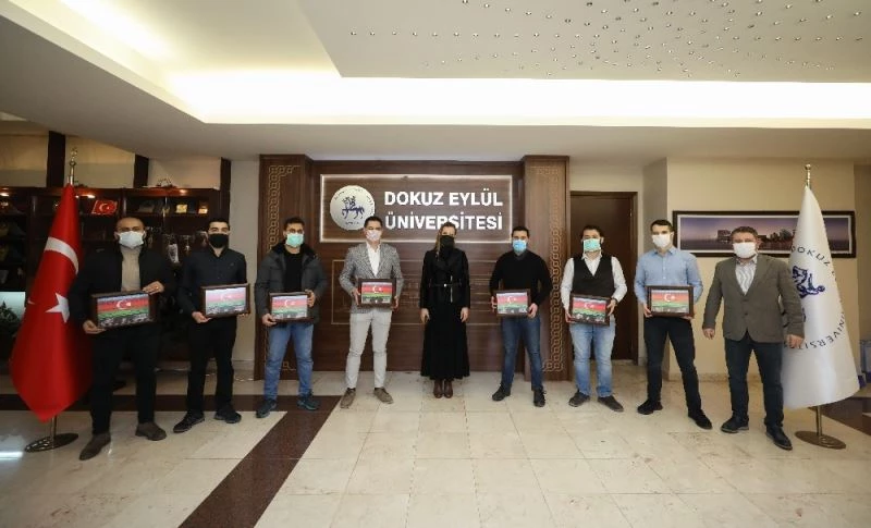 Rektör Hotar, Azerbaycan’a destek veren kahraman doktorları ağırladı
