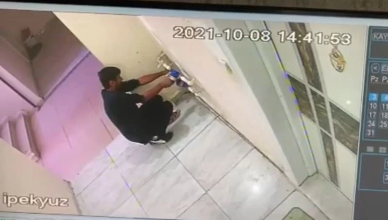 Batman’da su sayaçlarını çalan hırsız kameraya takıldı
