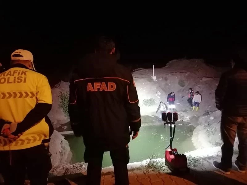 Suyla dolan hafriyat çukuruna düşen çocuk hayatını kaybetti
