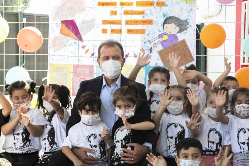 Başkan Seçer, 11 Ekim Dünya Kız Çocukları Gününde kreşteki miniklerle buluştu
