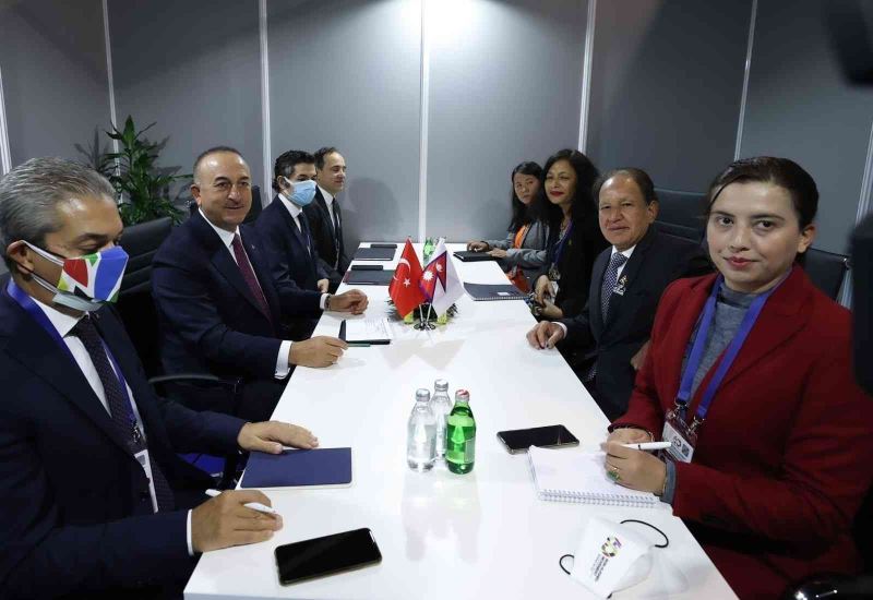 Çavuşoğlu, Azerbaycan, Guatemala ve Nepal Dışişleri Bakanları ile görüştü
