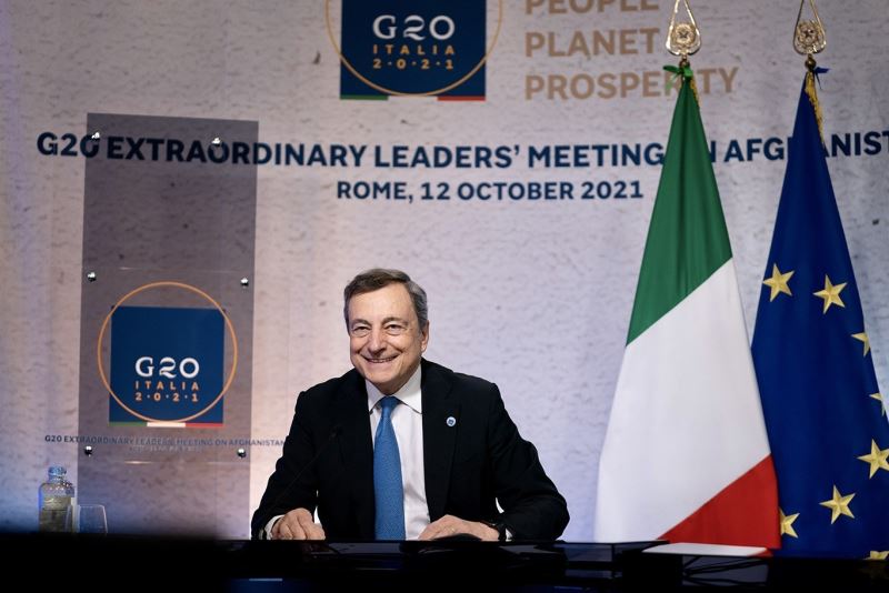 İtalya Başbakanı Draghi: “Afganistan’da yaşanan krizde yetki BM’ye verilmeli”
