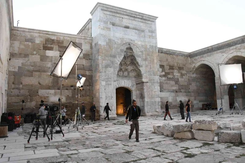 Tarihi Sultanhanı Kervansarayı 14 ülkede yayınlanacak programa ev sahipliği yapıyor
