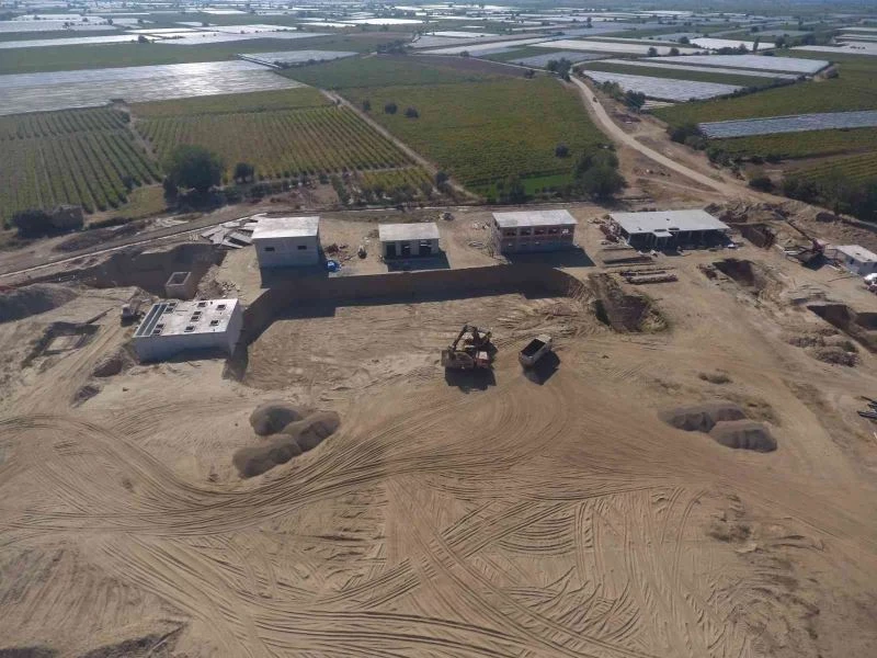 Sarıgöl ATT inşaat çalışmaları hızla devam ediyor
