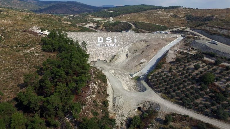 Belenyenice Barajında yıl sonunda su tutulmaya başlanacak
