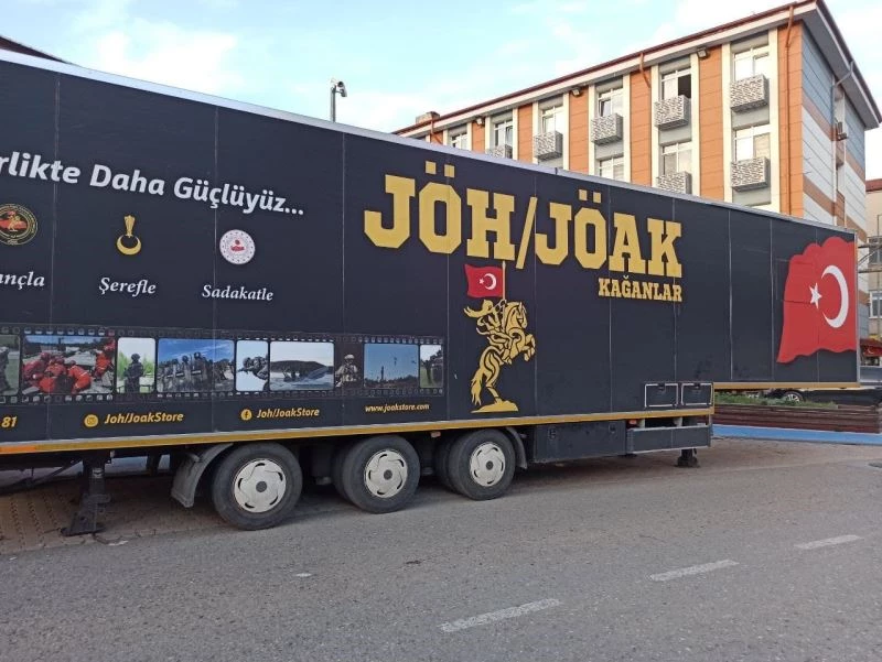 JÖH ve JÖAK tanıtım tırı Devrek’e geldi
