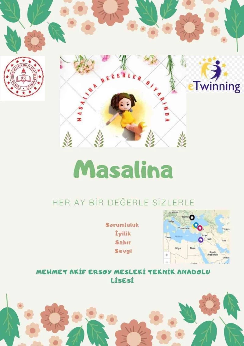 ‘Masalina’ isimli E-Twinning projesi kabul edildi

