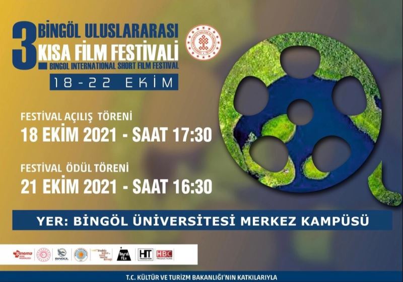 3. Bingöl Uluslararası Kısa Film Festivaline 5 ülkeden 245 film katılacak
