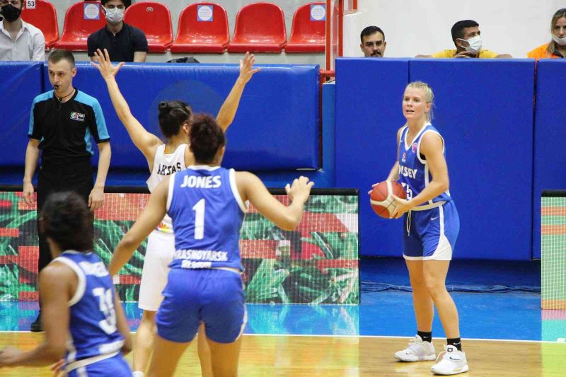 FIBA Kadınlar Avrupa Kupası: Hatayspor: 100 - Enisey Krasnoyar: 76
