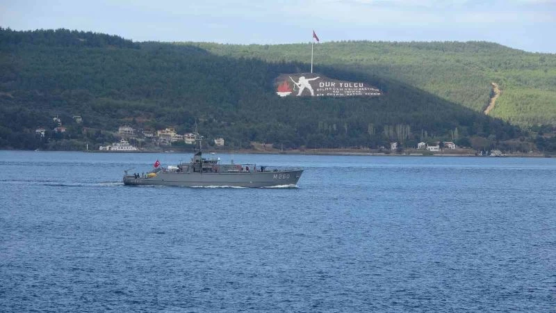 NATO savaş gemileri Çanakkale’de
