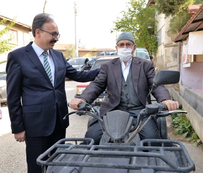 92 yaşındaki dedenin ATV tutkusu
