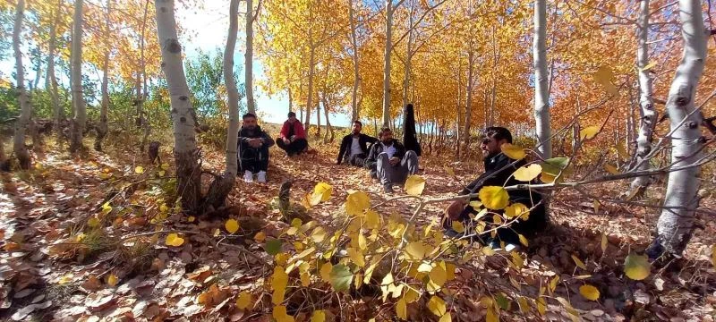 (Özel) Dünyanın ikinci büyük kraterinde sonbahar güzelliği
