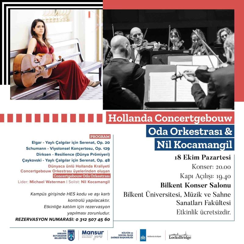 Dünyaca ünlü Hollanda Kraliyet Concertgebouw Orkestrası’ndan Türkiye turnesi
