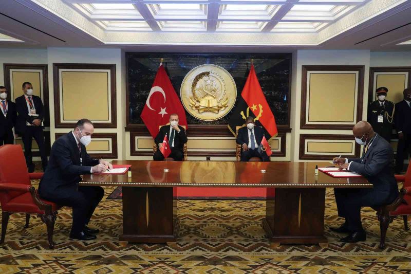 Türkiye-Angola arasında 7 anlaşma imzalandı
