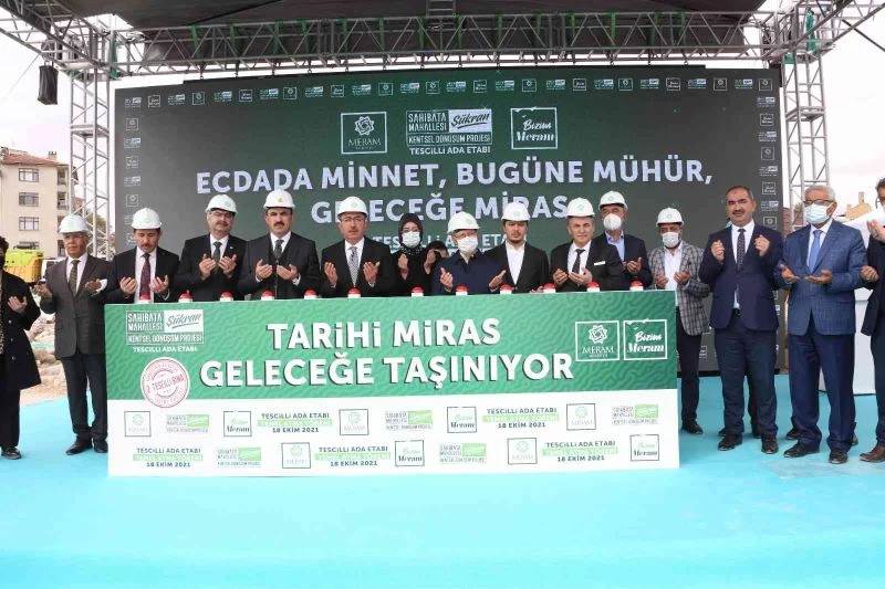 Meram’da Şükran Kentsel Dönüşüm Projesi’nde ilk temel atıldı
