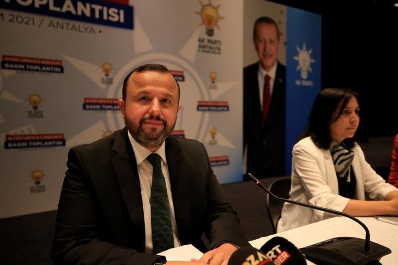 AK Parti Antalya İl Başkanı İbrahim Ethem Taş, basın toplantısında konuştu: