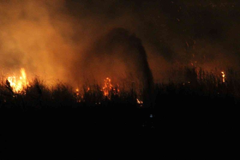 Beyşehir Gölü Milli Parkı’ndaki sazlık yangını kontrol altına alındı

