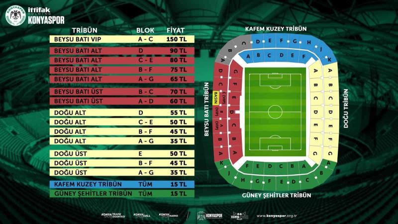 Konyaspor’dan yüzde 50 bilet indirimi
