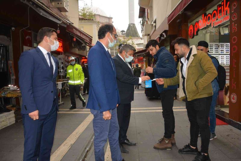 Kaymakam Işık’tan denetim: “Pandemi bitmedi dikkatli olalım”
