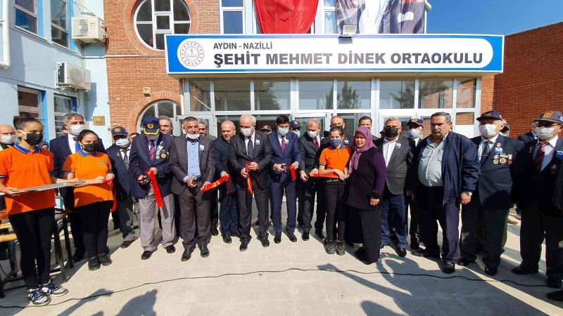 Şehit Mehmet Dinek’in ismi mezun olduğu okula verildi
