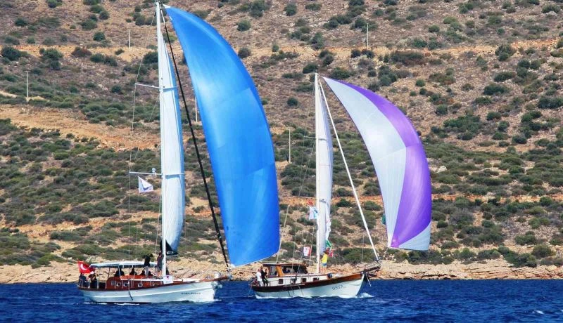 Yelkenler açıldı, rota Çökertme Koyu’na çevrildi
