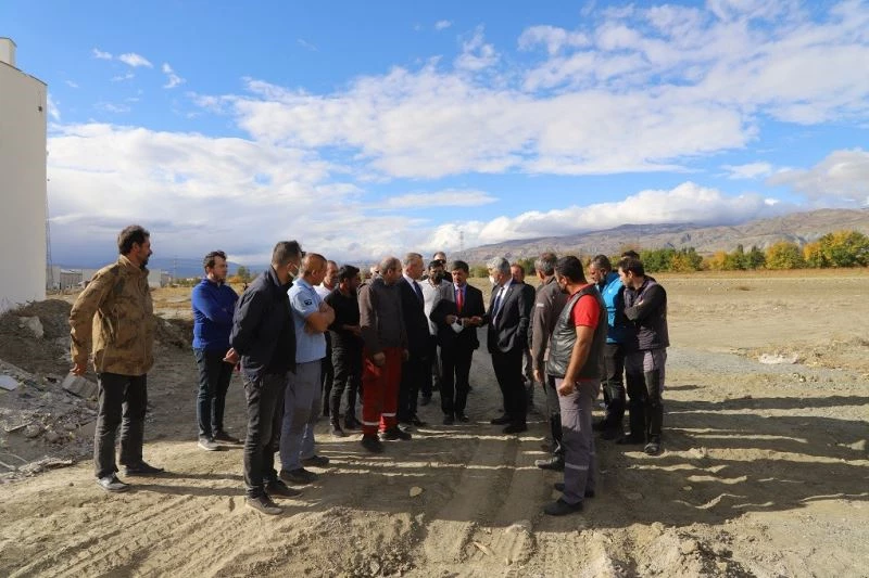Vali Makas ve Başkan Aksun çalışmaları inceledi

