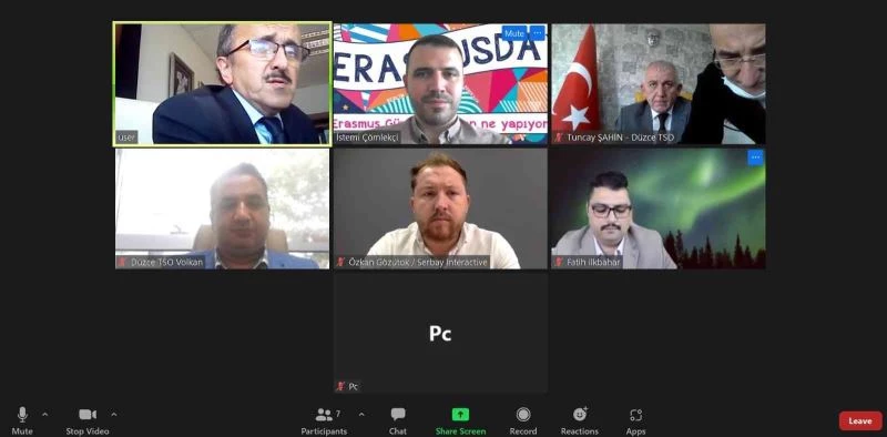 Uluslararası programların ve dijitalleşmenin önemi anlatıldı
