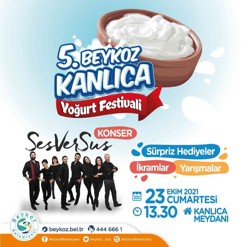 5. Beykoz Kanlıca Yoğurt Festivali’nde lezzet şöleni yaşanacak
