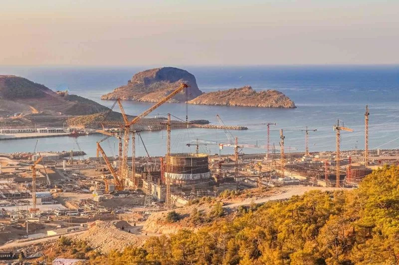 Akkuyu NGS’nin 1’inci güç ünitesinde iç koruma kabuğunun 4. katmanı kuruldu
