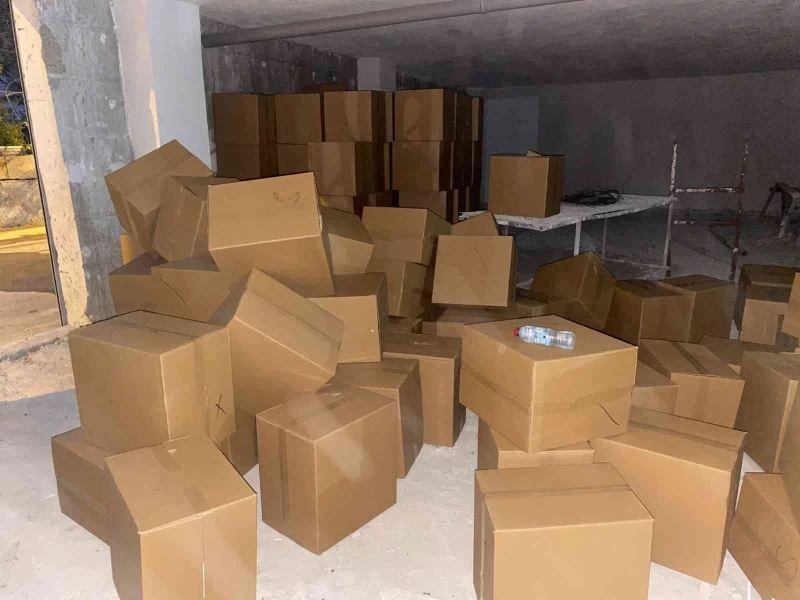 Adana’da 44 milyon 660 bin kaçak makaron ele geçirildi
