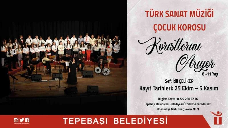 TSM Çocuk Korosu koristlerini arıyor
