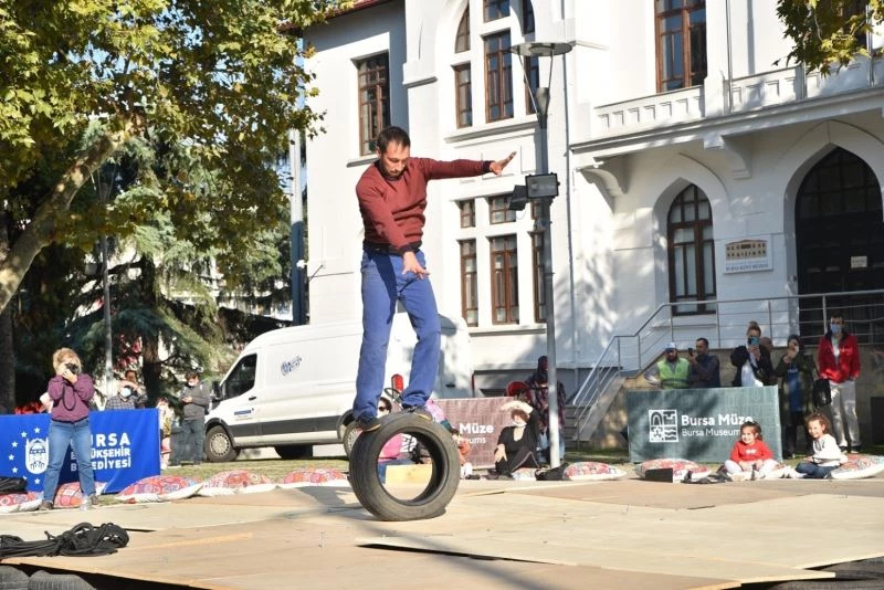 Bursa’da akrobatik gösteri heyecanı
