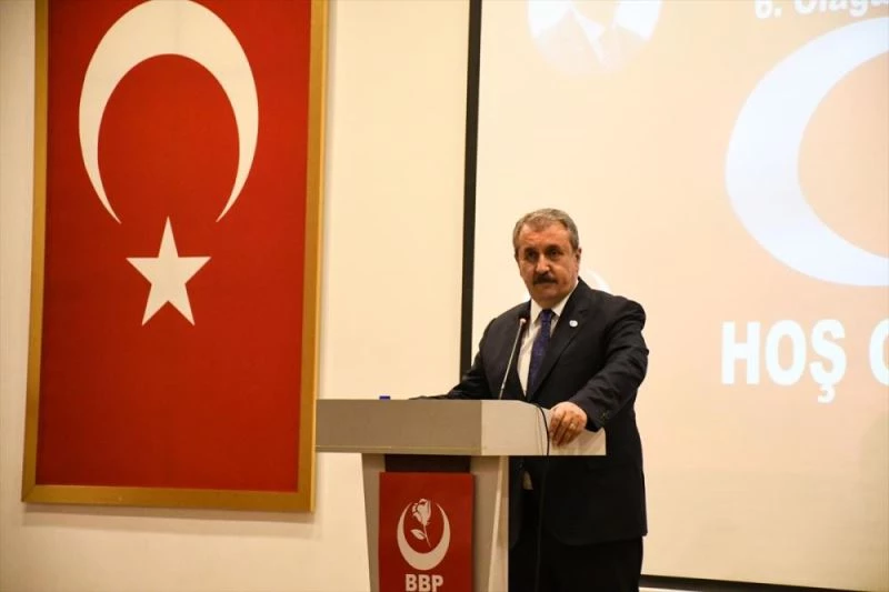 BBP Genel Başkanı Destici, partisinin Osmaniye İl Kongresinde konuştu: