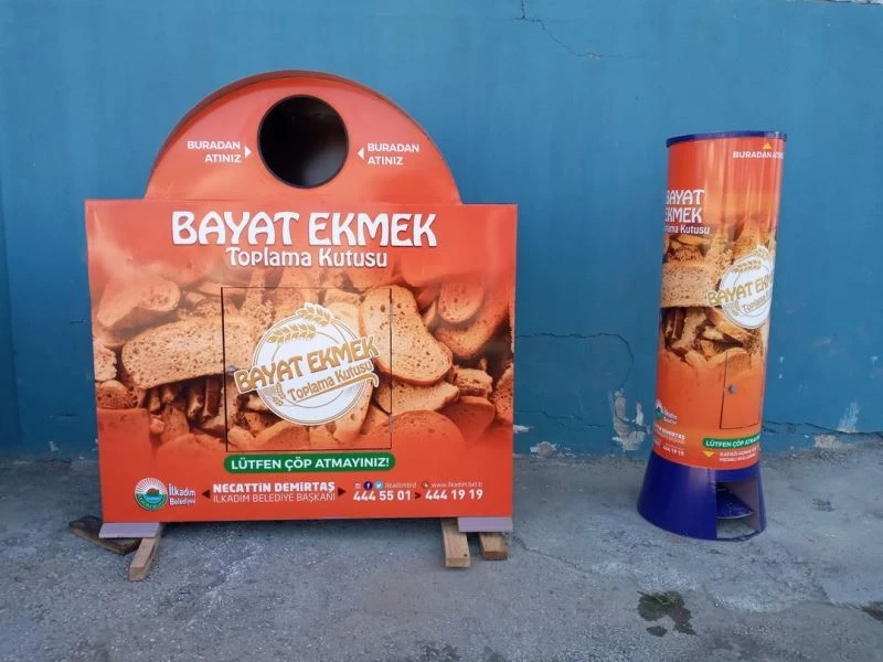 Bayat ekmekler can dostlara aş olacak
