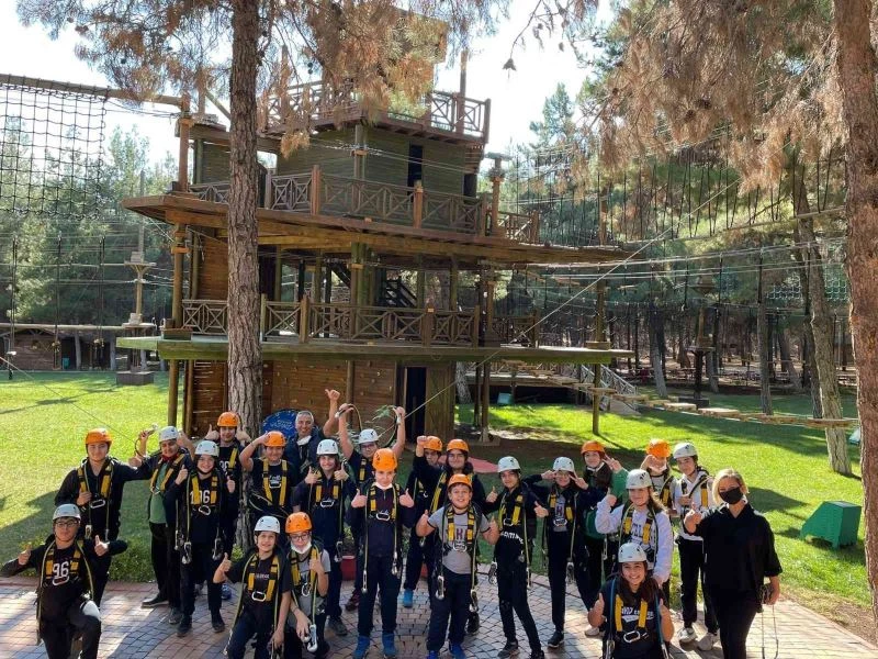 Öğrenciler doğal yaşamın keyfini çıkardı
