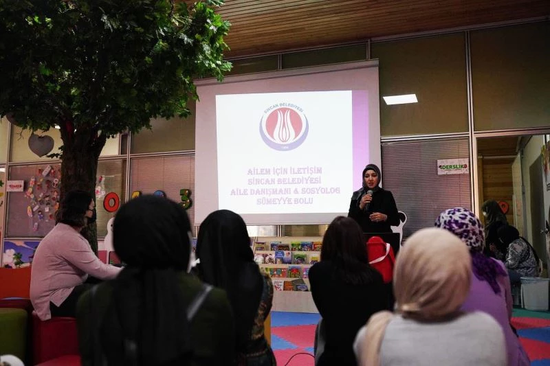 Sincan Bebek Kütüphanesinde Velilere “Aile İçi İletişim” semineri
