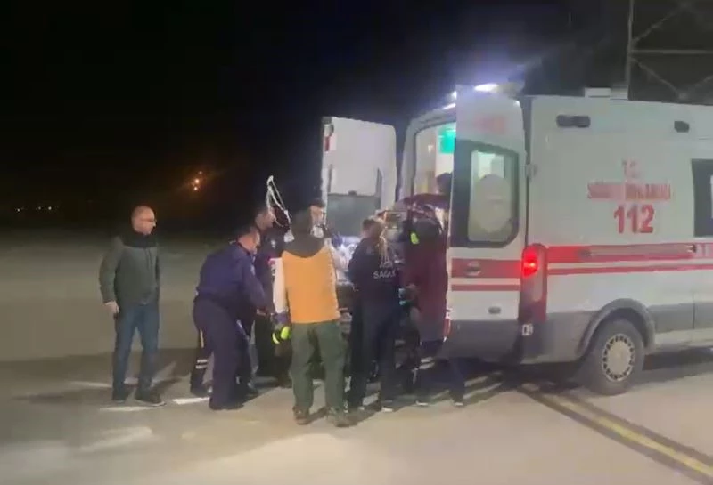 Polis helikopteriyle sevk edilen bebek kurtarılamadı
