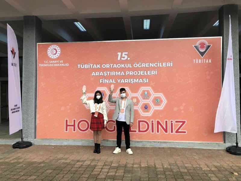 TÜBİTAK 2204-B Ortaokul Öğrencileri Araştırma Projeleri Final Yarışması’nda 2 derece
