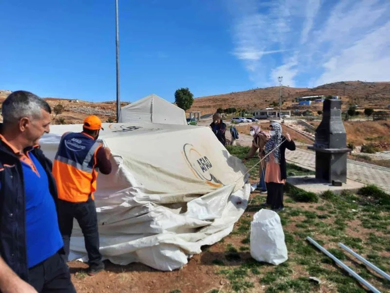 AFAD tarafından Çermik’te kamp kurularak farkındalık eğitimi verildi
