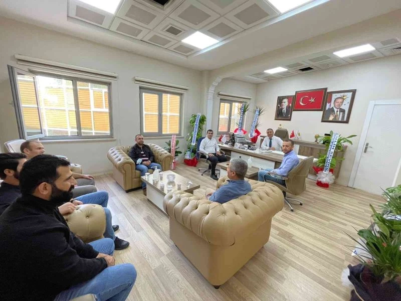 Sağlık-Sen Şırnak heyeti, Cizre Devlet Hastanesi Müdürü Anmal ile bir araya geldi
