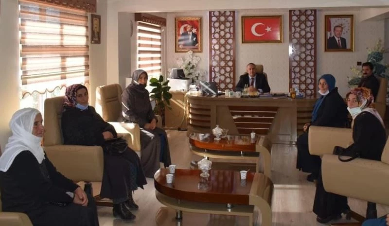 Köylü girişimci kadınlardan Başkan Bedir’e ziyaret
