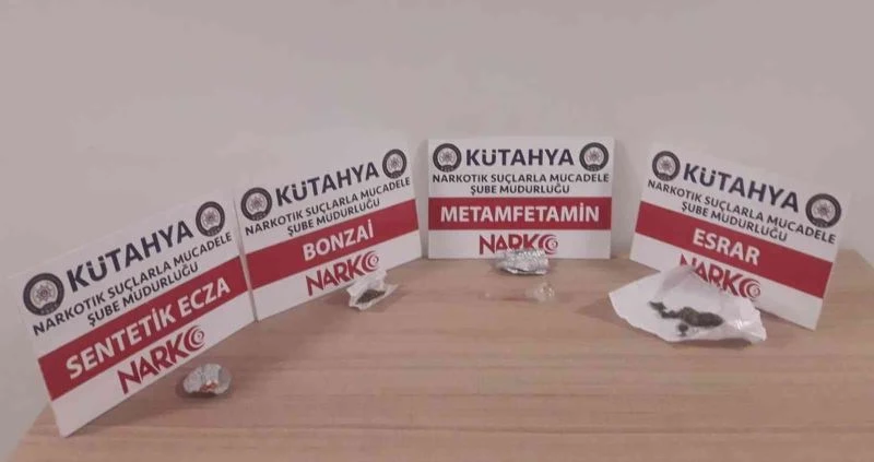 Kütahya’da bekçilerin şüphelendiği 3 kişide uyuşturucu çıktı
