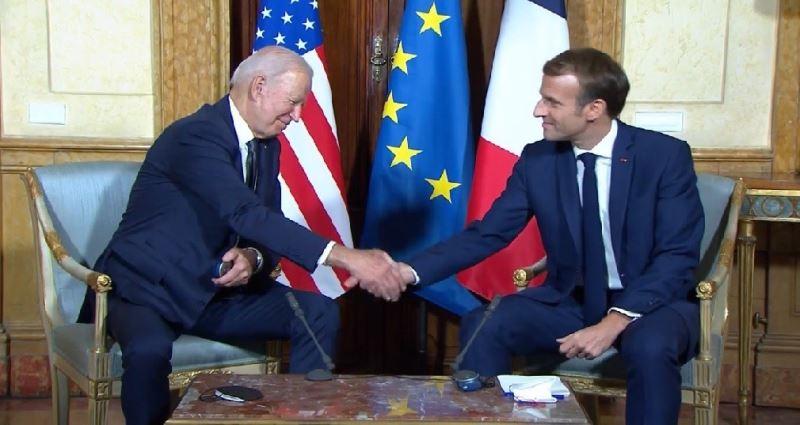 Biden ve Macron 