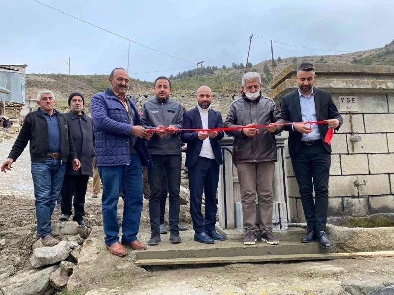 Yürek suyuna hayrat çeşmesı yaptırdı
