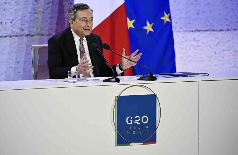 İtalya Başbakanı Draghi: “G20 liderleri küresel ısınmayı 1,5 derecede sınırlamayı taahhüt etti”
