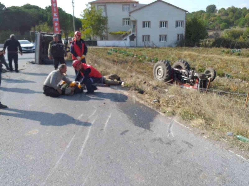 İvrindi’de traktör kazası 1 ölü, 1 yaralı
