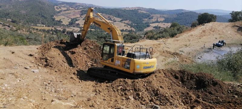 Yeniköy HİS Göletinde temizlik ve bakım başladı
