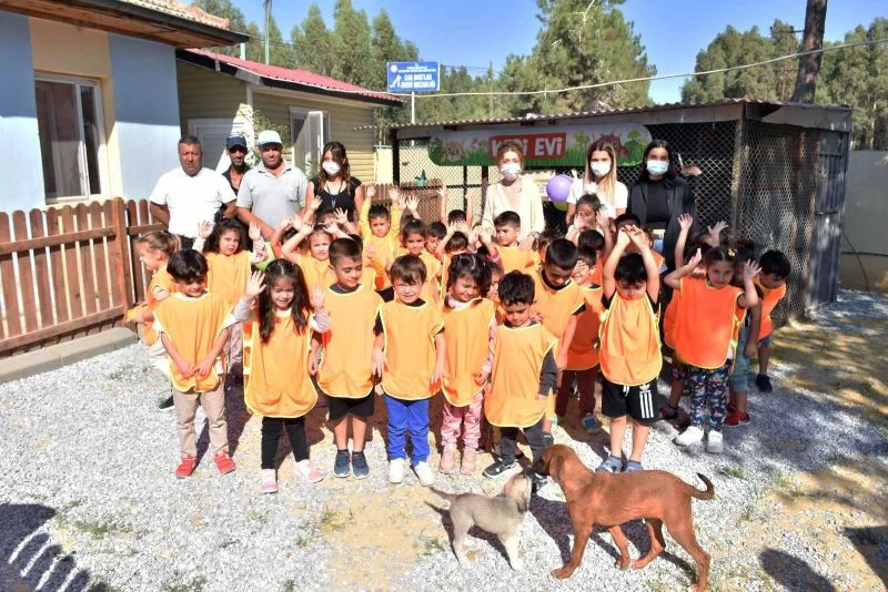 Tarsus Belediyesi, minik öğrencileri patili dostlarla buluşturdu

