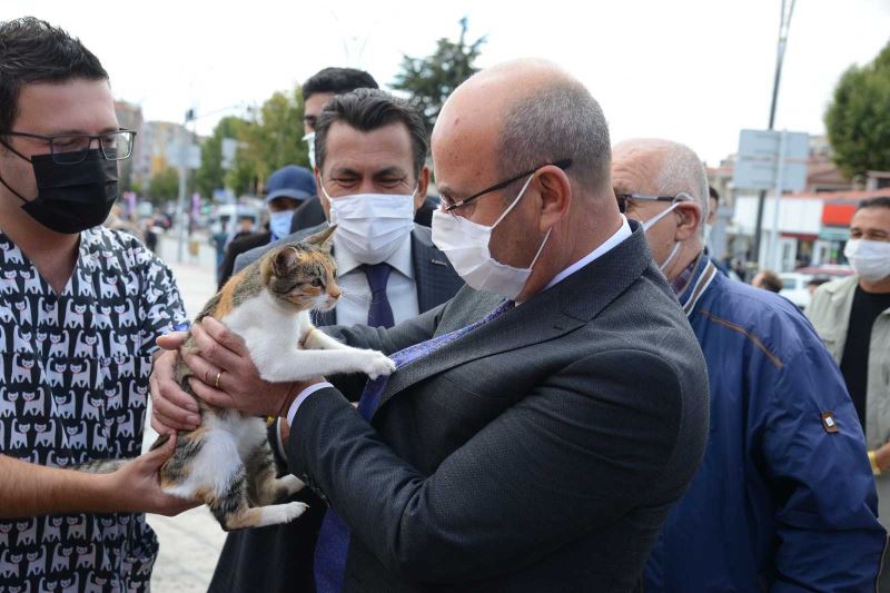 Belediye Başkanı Ekicioğlu: “Hayvanların korunması ve sahiplenilmesi insanlık görevidir”
