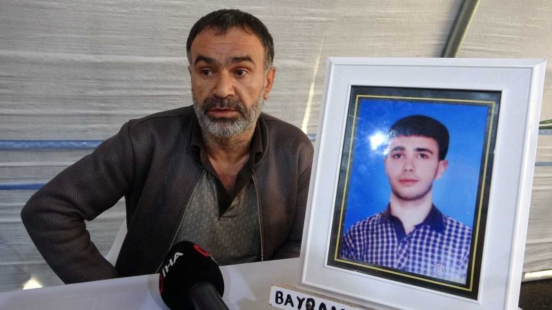 Evlat nöbetindeki acılı baba Elhaman, HDP’nin yakasını bırakmayacağını söyledi
